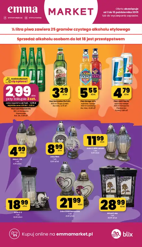 emma MARKET - gazetka promocyjna Gazetka od czwartku 02.10 do środy 15.10 - strona 17