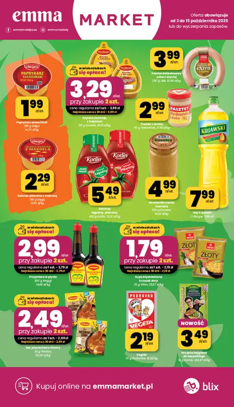 emma MARKET - gazetka promocyjna Gazetka od czwartku 02.10 do środy 15.10 - strona 9