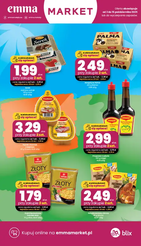 emma MARKET - gazetka promocyjna Gazetka od czwartku 02.10 do środy 15.10 - strona 4