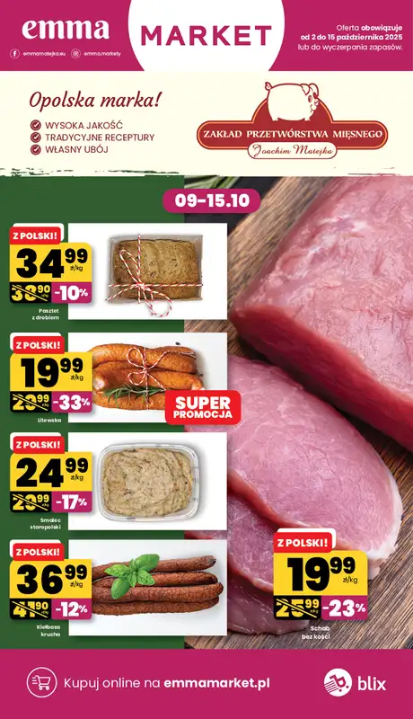 emma MARKET - gazetka promocyjna Gazetka od czwartku 02.10 do środy 15.10 - strona 3