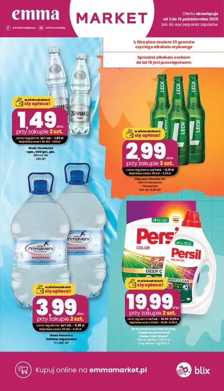 emma MARKET - gazetka promocyjna Gazetka od czwartku 02.10 do środy 15.10 - strona 6
