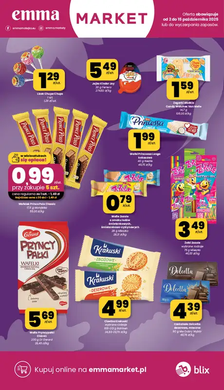 emma MARKET - gazetka promocyjna Gazetka od czwartku 02.10 do środy 15.10 - strona 14