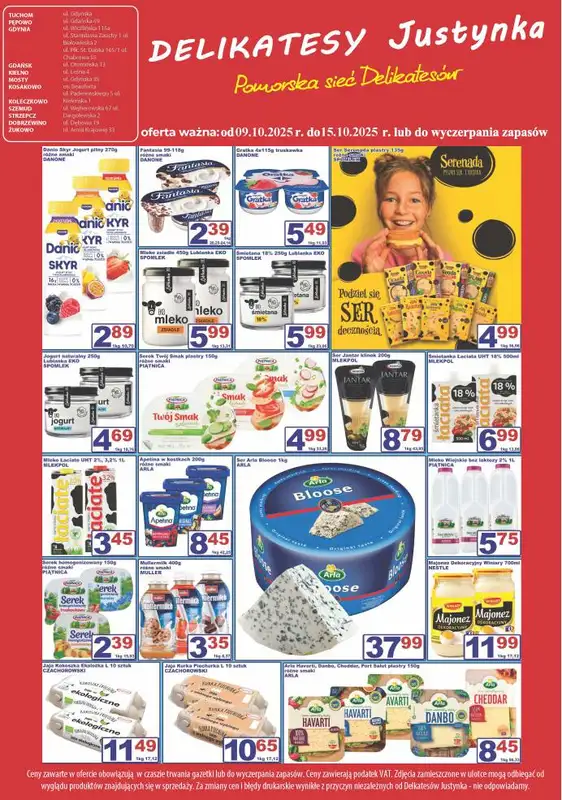 Delikatesy Justynka - gazetka promocyjna Gazetka od czwartku 09.10 do środy 15.10 - strona 4