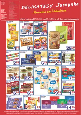 Delikatesy Justynka - gazetka promocyjna Gazetka od czwartku 09.10 do środy 15.10 - strona 6
