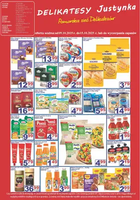 Delikatesy Justynka - gazetka promocyjna Gazetka od czwartku 09.10 do środy 15.10 - strona 5