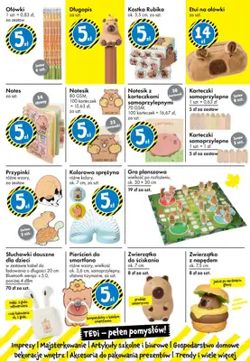 Tedi - gazetka promocyjna Gazetka od piątku 10.10 do soboty 18.10 - strona 5