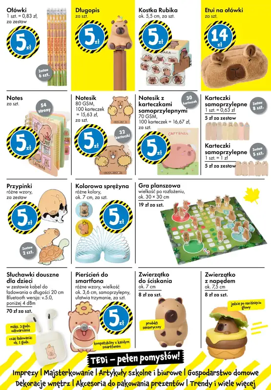 Tedi - gazetka promocyjna Gazetka od piątku 10.10 do soboty 18.10 - strona 5