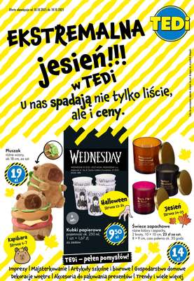 Tedi - gazetka promocyjna Gazetka od piątku 10.10 do soboty 18.10