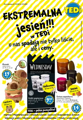 Tedi - gazetka promocyjna Gazetka od piątku 10.10 do soboty 18.10