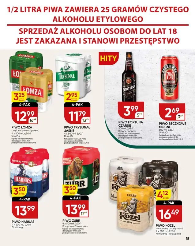 Chata Polska - gazetka promocyjna Gazetka od czwartku 09.10 do niedzieli 19.10 - strona 15