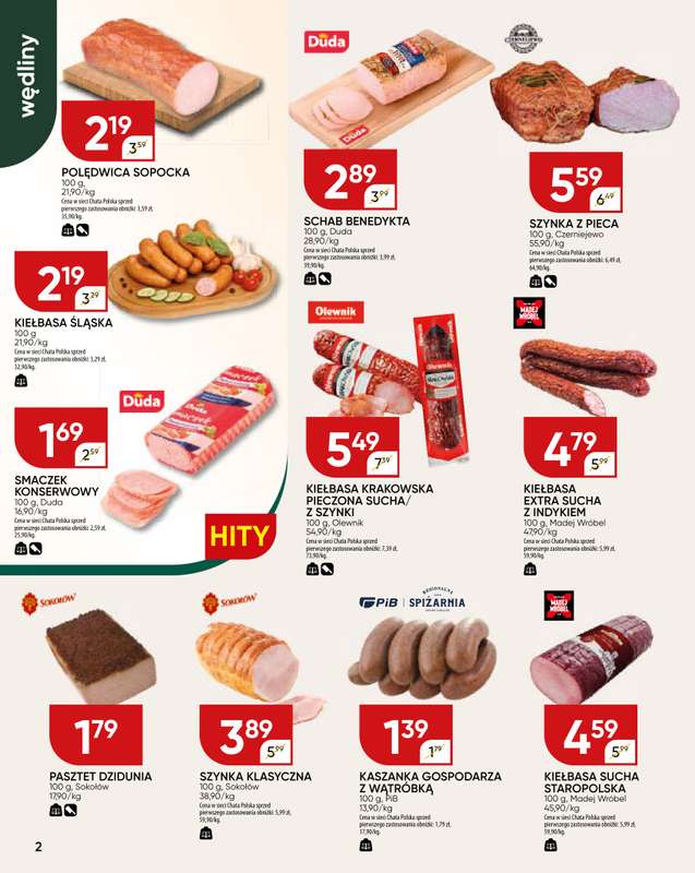 Chata Polska - gazetka promocyjna Gazetka od czwartku 09.10 do niedzieli 19.10 - strona 2