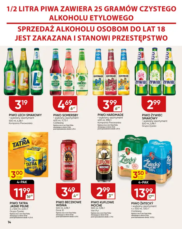 Chata Polska - gazetka promocyjna Gazetka od czwartku 09.10 do niedzieli 19.10 - strona 14