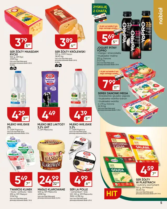 Chata Polska - gazetka promocyjna Gazetka od czwartku 09.10 do niedzieli 19.10 - strona 5