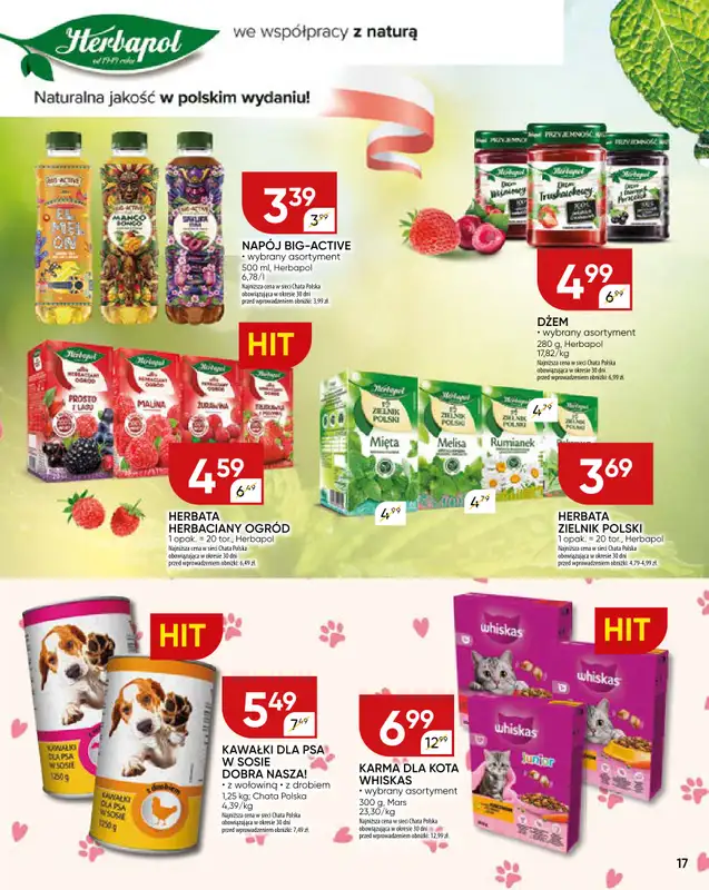 Chata Polska - gazetka promocyjna Gazetka od czwartku 09.10 do niedzieli 19.10 - strona 17