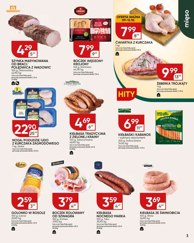 Chata Polska - gazetka promocyjna Gazetka od czwartku 09.10 do niedzieli 19.10 - strona 3