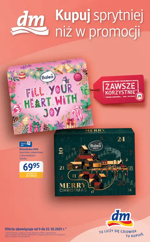 Drogerie DM - gazetka promocyjna Gazetka  do środy 22.10