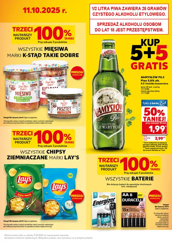 Kaufland - gazetka promocyjna Oferta Kaufland - SUPER SOBOTA od soboty 11.10 do soboty 11.10 - strona 3