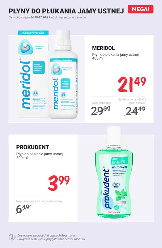 Rossmann - gazetka promocyjna Zadbaj o zdrowy uśmiech - sprawdź promocje! od czwartku 09.10 do piątku 17.10 - strona 8