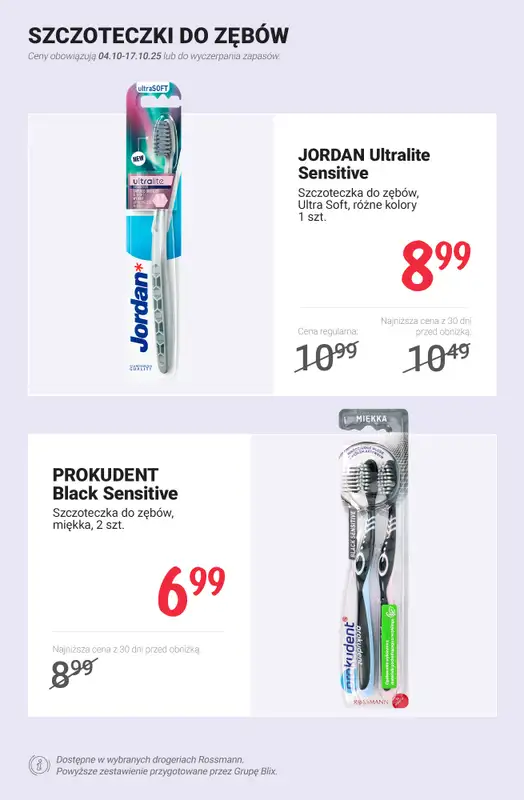 Rossmann - gazetka promocyjna Zadbaj o zdrowy uśmiech - sprawdź promocje! od czwartku 09.10 do piątku 17.10 - strona 6
