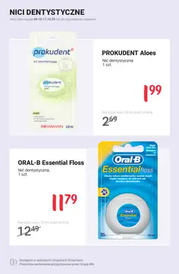 Rossmann - gazetka promocyjna Zadbaj o zdrowy uśmiech - sprawdź promocje! od czwartku 09.10 do piątku 17.10 - strona 12 Rossmann - gazetka promocyjna Zadbaj o zdrowy uśmiech - sprawdź promocje! od czwartku 09.10 do piątku 17.10 - strona 12