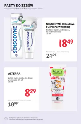 Rossmann - gazetka promocyjna Zadbaj o zdrowy uśmiech - sprawdź promocje! od czwartku 09.10 do piątku 17.10 - strona 4 Rossmann - gazetka promocyjna Zadbaj o zdrowy uśmiech - sprawdź promocje! od czwartku 09.10 do piątku 17.10 - strona 4