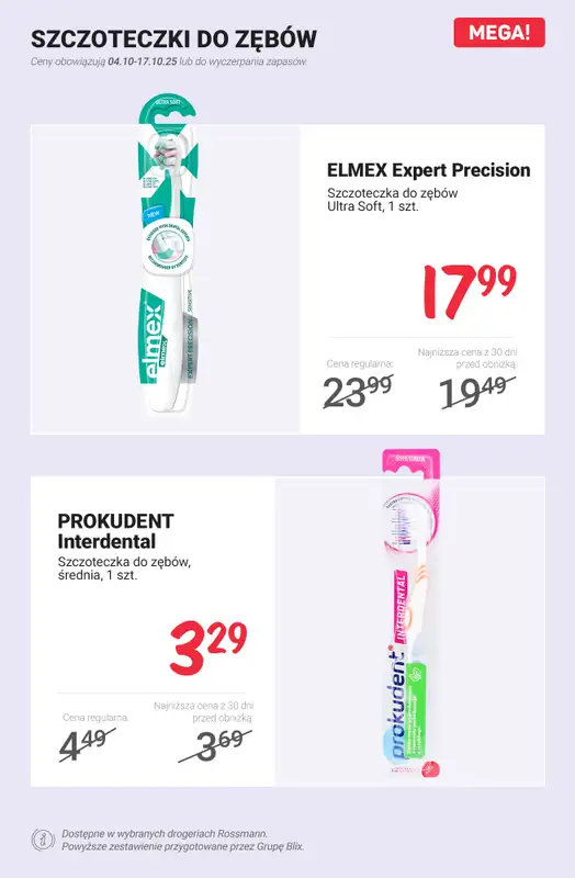 Rossmann - gazetka promocyjna Zadbaj o zdrowy uśmiech - sprawdź promocje! od czwartku 09.10 do piątku 17.10 - strona 5