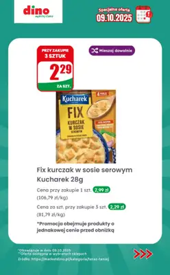 Dino - gazetka promocyjna Specjalna oferta na 09.10.2025 - promocje spoza gazetki od czwartku 09.10 do czwartku 09.10 - strona 5