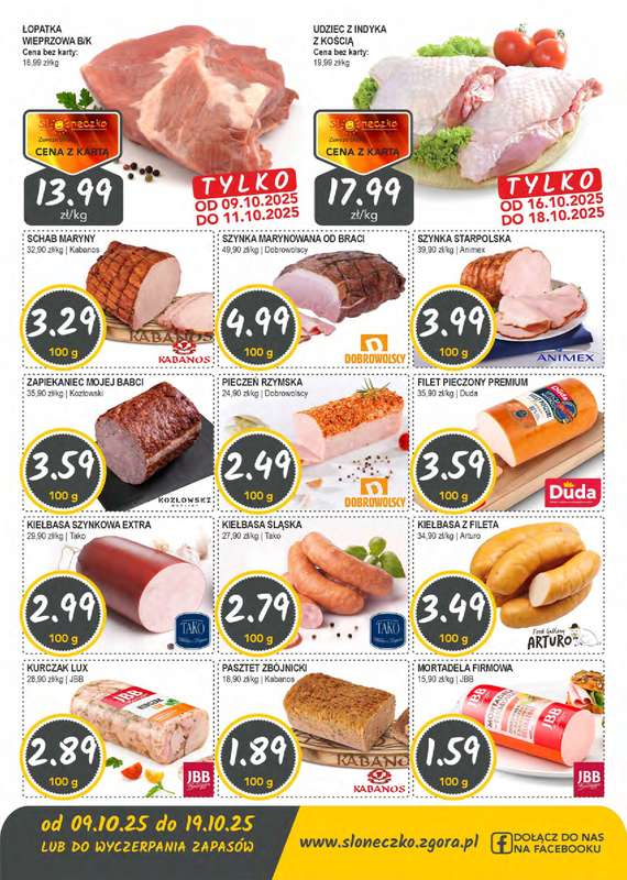 Słoneczko - gazetka promocyjna Gazetka od czwartku 09.10 do niedzieli 19.10 - strona 2