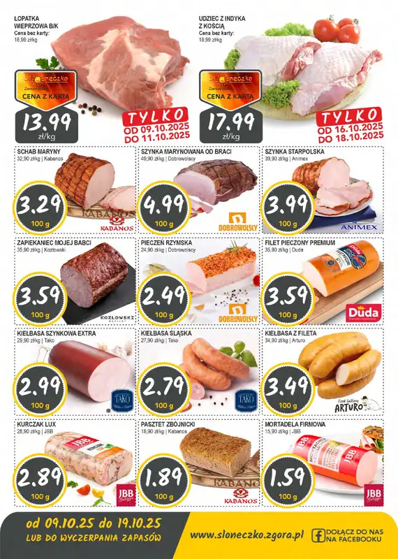 Słoneczko - gazetka promocyjna Gazetka od czwartku 09.10 do niedzieli 19.10 - strona 2