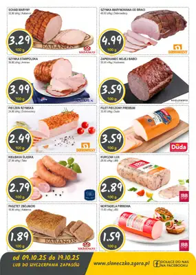 Słoneczko - gazetka promocyjna Gazetka od czwartku 09.10 do niedzieli 19.10 - strona 2 Słoneczko - gazetka promocyjna Gazetka od czwartku 09.10 do niedzieli 19.10 - strona 2