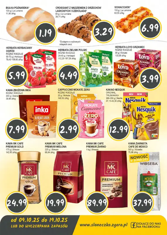 Słoneczko - gazetka promocyjna Gazetka od czwartku 09.10 do niedzieli 19.10 - strona 4