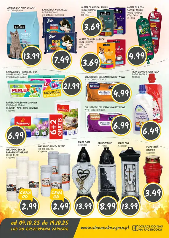 Słoneczko - gazetka promocyjna Gazetka od czwartku 09.10 do niedzieli 19.10 - strona 10