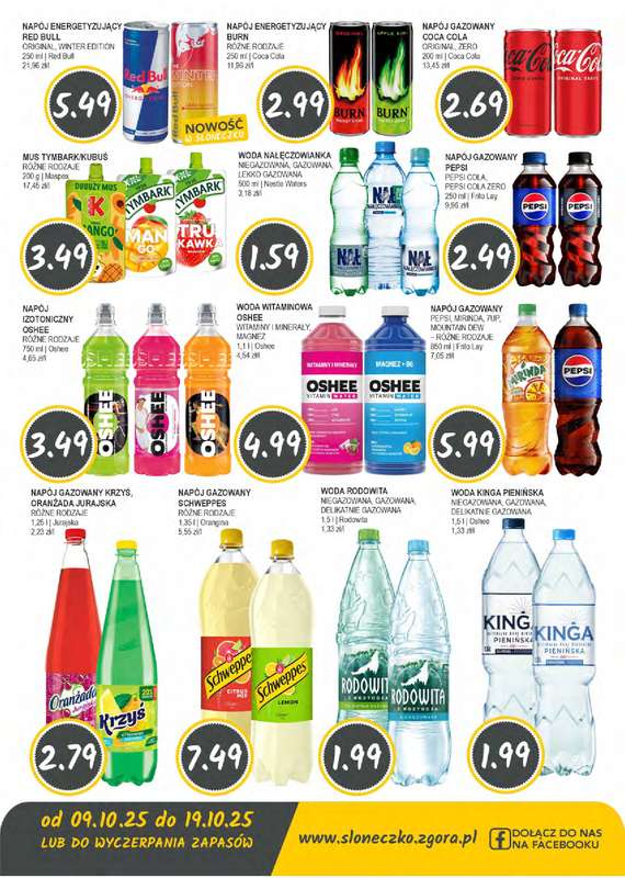 Słoneczko - gazetka promocyjna Gazetka od czwartku 09.10 do niedzieli 19.10 - strona 9