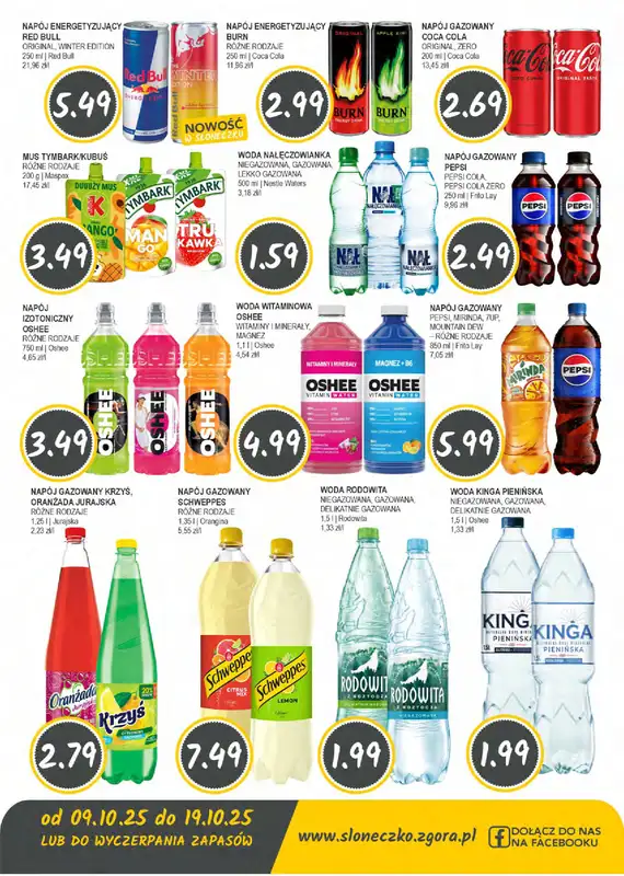 Słoneczko - gazetka promocyjna Gazetka od czwartku 09.10 do niedzieli 19.10 - strona 9