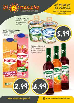 Słoneczko - gazetka promocyjna Gazetka od czwartku 09.10 do niedzieli 19.10