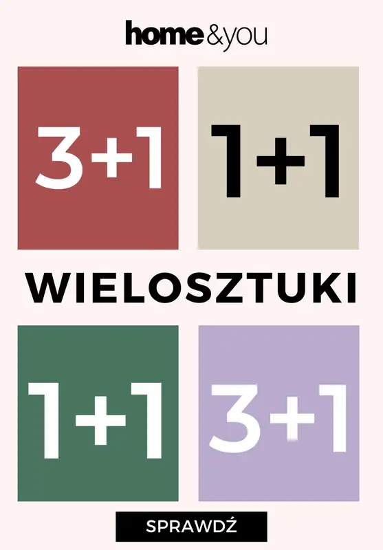 home&you - gazetka promocyjna Promocje na wielosztuki!  