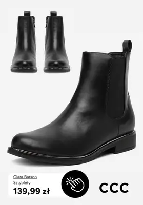 CCC - gazetka promocyjna Botki damskie na płaskim obcasie od czwartku 09.10  - strona 8