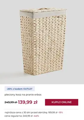 home&you - gazetka promocyjna -20% na wybrane produkty OUTLET od czwartku 09.10  - strona 12 home&you - gazetka promocyjna -20% na wybrane produkty OUTLET od czwartku 09.10  - strona 12