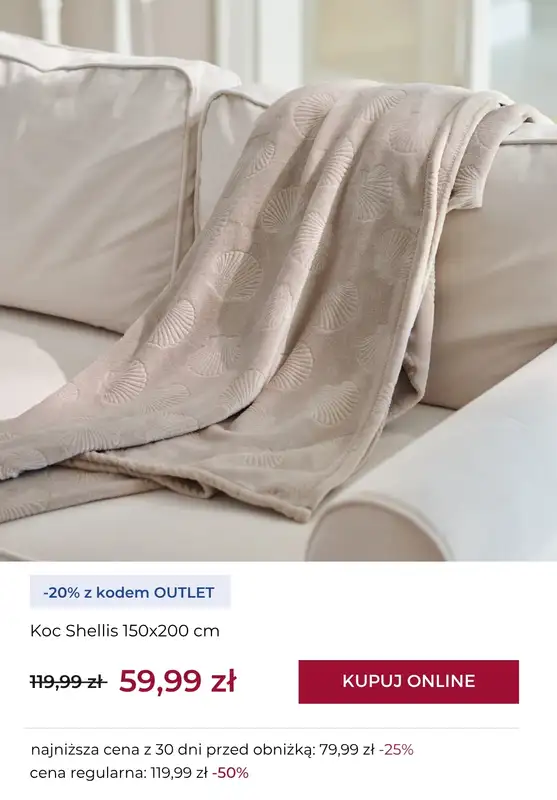 home&you - gazetka promocyjna -20% na wybrane produkty OUTLET od czwartku 09.10  - strona 7