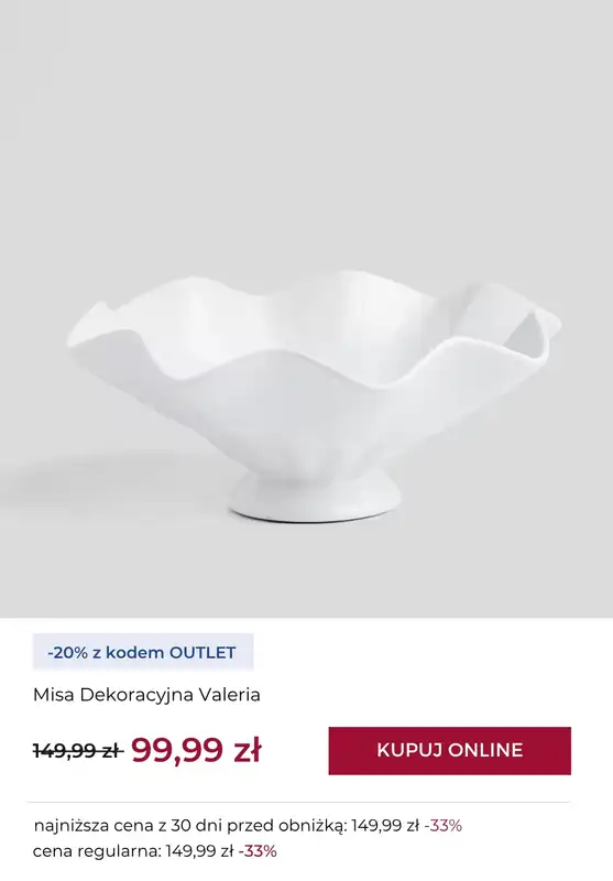 home&you - gazetka promocyjna -20% na wybrane produkty OUTLET od czwartku 09.10  - strona 11