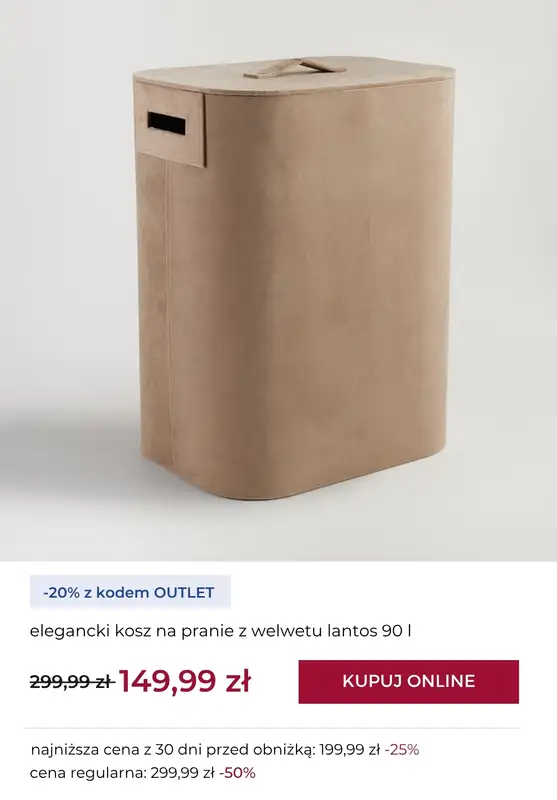 home&you - gazetka promocyjna -20% na wybrane produkty OUTLET od czwartku 09.10  - strona 15