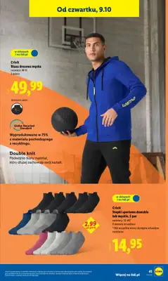 Lidl - gazetka promocyjna Katalog od poniedziałku 06.10 do soboty 11.10 - strona 47 Lidl - gazetka promocyjna Katalog od poniedziałku 06.10 do soboty 11.10 - strona 47