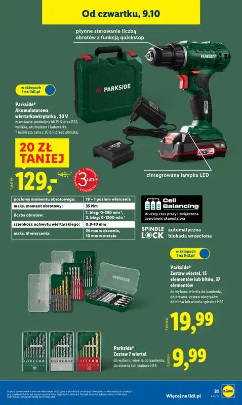 Lidl - gazetka promocyjna Katalog od poniedziałku 06.10 do soboty 11.10 - strona 37