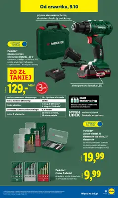 Lidl - gazetka promocyjna Katalog od poniedziałku 06.10 do soboty 11.10 - strona 37 Lidl - gazetka promocyjna Katalog od poniedziałku 06.10 do soboty 11.10 - strona 37