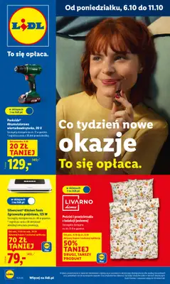 Lidl - gazetka promocyjna Katalog od poniedziałku 06.10 do soboty 11.10 Lidl - gazetka promocyjna Katalog od poniedziałku 06.10 do soboty 11.10