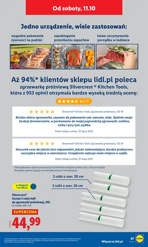 Lidl - gazetka promocyjna Katalog od poniedziałku 06.10 do soboty 11.10 - strona 53