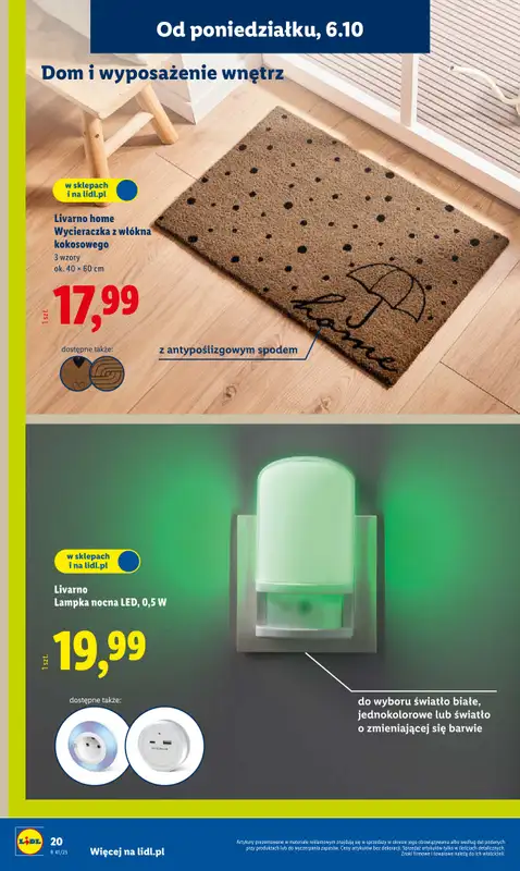 Lidl - gazetka promocyjna Katalog od poniedziałku 06.10 do soboty 11.10 - strona 22