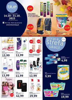Blue Stop - gazetka promocyjna Gazetka od wtorku 14.10 do piątku 31.10 Blue Stop - gazetka promocyjna Gazetka od wtorku 14.10 do piątku 31.10