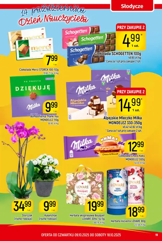 Delikatesy Piotruś Pan - gazetka promocyjna Gazetka od czwartku 09.10 do soboty 18.10 - strona 19