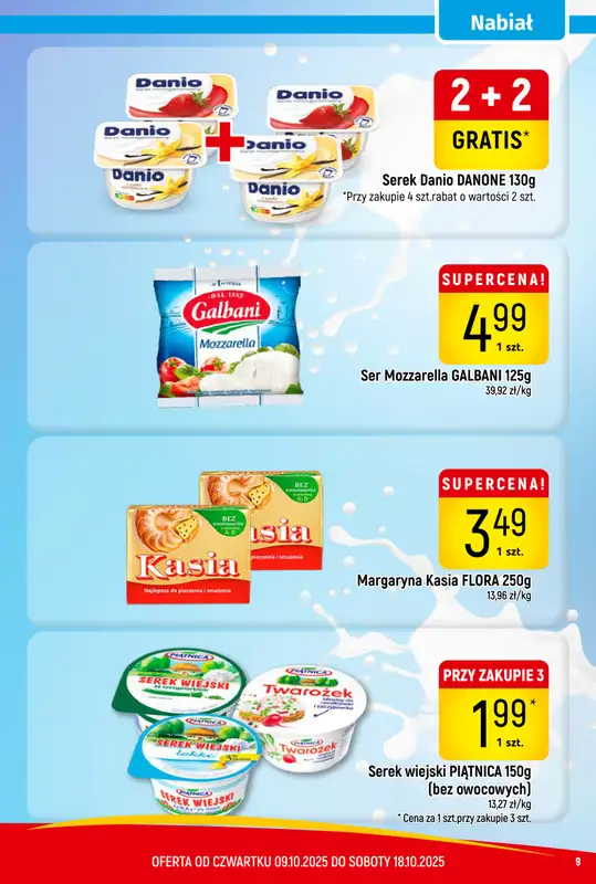 Delikatesy Piotruś Pan - gazetka promocyjna Gazetka od czwartku 09.10 do soboty 18.10 - strona 9